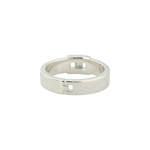 HERMES New Hercules Band Ring size US6.75 EU54 Silver 925 Auth #26851 - Picture 5 of 8